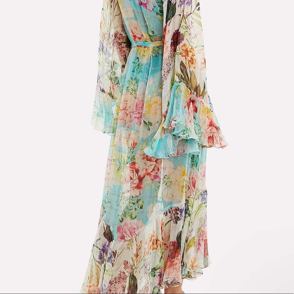 New! Rococo&Sand Sold Out Trinity Floral Cape Robe - Picture 9 of 9